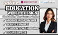online education site elearning website online course site wordpress lms website