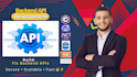 develop secure and scalable net backend apis with database