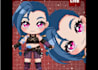 make pixel vtuber in anime style, pixel art character and emotes and rigging