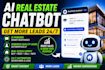 create ai chatbot for real estate websites to increase leads and sales