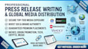 provide SEO press release distribution on premium  outlets
