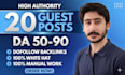 high da90 dofollow guest post with contextual SEO backlinks