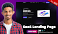build a stunning saas landing page using nextjs and tailwind