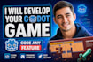 develop 2d godot games using godot engine