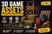 create 3d game assets and props for unity and unreal engine