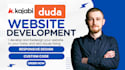 fix duda website, redesign duda website, dynamic webpage design, kajabi website