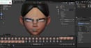 rig3d human face expression,arkit blandshape, face control,mouth corner,ikfk rig