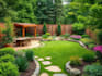 a harmonious landscape backyard design as a landscape