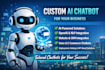 build ai chatbot, ai automation using ml and dl, ai mobile app and website