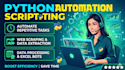 write python scripts for automation, tasks and projects