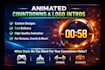 animated countdown timer clock video for stream