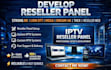 develop reseller panel, strong 8k, lion ott, mega, dream 4k, trex, reseller web
