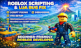 build advanced roblox gui UI, ai systems, lua scripting, vfx, ugc models