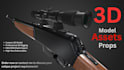 create custom 3d game assets, characters, props, 3d weapons, 3d avatar, vrchat