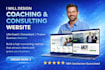 design coaching website, business coach and consulting website