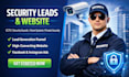 generate cctv installation leads, alarm system,  security website