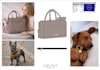 design dog collar, leash, harness and pet carrier bag