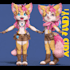 design live 2d vtuber rigging model furry fursona