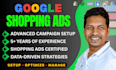 setup, optimize and manage google shopping ads