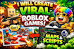 create viral roblox brainrot games, maps, funny experience