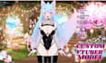 create custom vtuber model character design live2d 3d avatar
