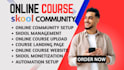 setup skool online community skool course creation skool community manager