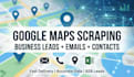 scrape google maps business leads with emails and contacts
