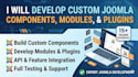 develop custom joomla component, module, or plugin
