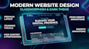 create a clean and modern website