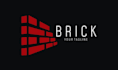 create  professional modern masonry, brick construction logo