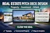 design real estate pitch deck, property presentation investor deck