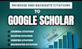 increase citations to your google scholar, backdate citation, scopus citation