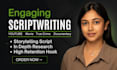 write true crime podcast youtube video script documentary research scriptwriter