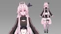 custom vtuber model, 2d vtuber model, rig and animate live2d 3d vtuber anime