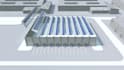 create industrial 3d warehouse automation and logistics animation