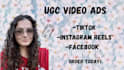 create ugc videos as a gen z female