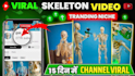 create dr data style ai skeleton animation shorts