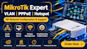 configure mikrotik router with vlan, hotspot and pppoe setup