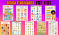 design custom printable flashcards of your choice