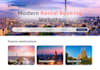 design a modern rental booking website