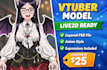 make a 2d vtuber model anime live2d avatar with PSD layers