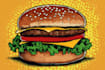 make a food pop art illustration