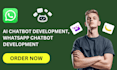 do ai chatbot development, whatsapp chatbot and n8n ai chatbot