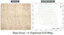 georeference, digitize scanned maps and gis mapping