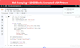 do web scraping, data mining and crawling with python