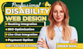 build professional ndis website disability website charity wordpress website