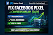 fix facebook pixel, conversion API capi and tracking issues due to ios 14