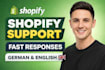 provide professional shopify customer support