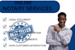 do online notary services, notarize document with wet stamp signature quickly