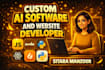 make ai software developer, ai websites, ai chatbot, ai app, web application